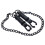 Black Chain Screw Tightening Nipple Clamps 1