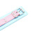 Bow To Me Pink and Blue PU Collar and Leash 5