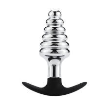 Twister Anal Bead Stainless Steel Butt Plug (Style B)
