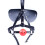 Black VF Leather Head Harness, Eye Mask and Ball Gag 2