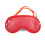 Red Faux Leather Diamante Eye Mask 1