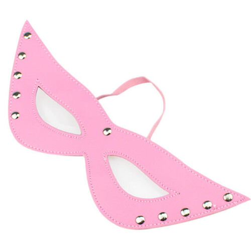 Pink Studded Masquerade Eye Mask