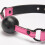 Black and Pink Breathable Ball Gag 2
