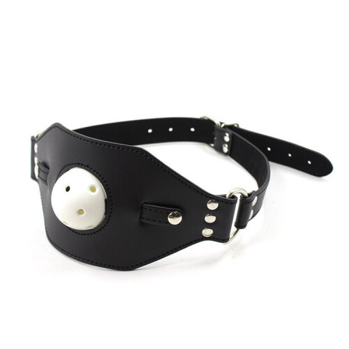 Faux Leather Pleasure Gag