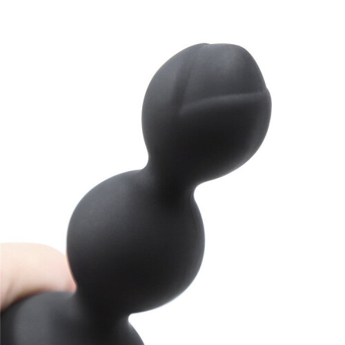 Silicone Gag with Three Pop Dildo 2