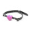 Black VF Leather Ball Gag Chin Harness 1