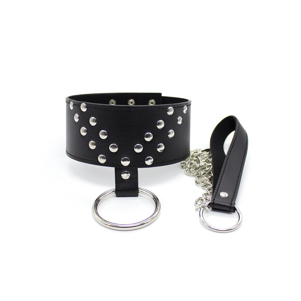 House Of Glass 'Mr Hyde' Rivet Collar And Lead