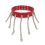 Faux Red Collar and Chains 4