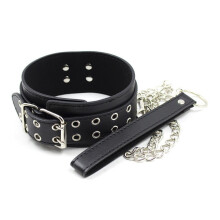 Deluxe Leather Collar and Lead Set