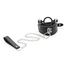 'The Double Choker' Collar, Lead and Gag Set