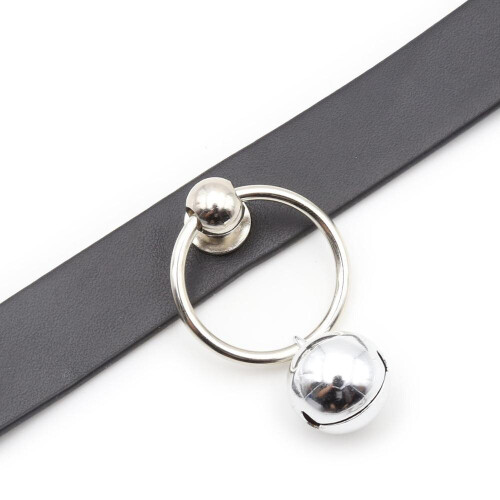 Adult Fetish Collar with Bell 1