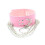 Pink Chained Bondage Collar 3