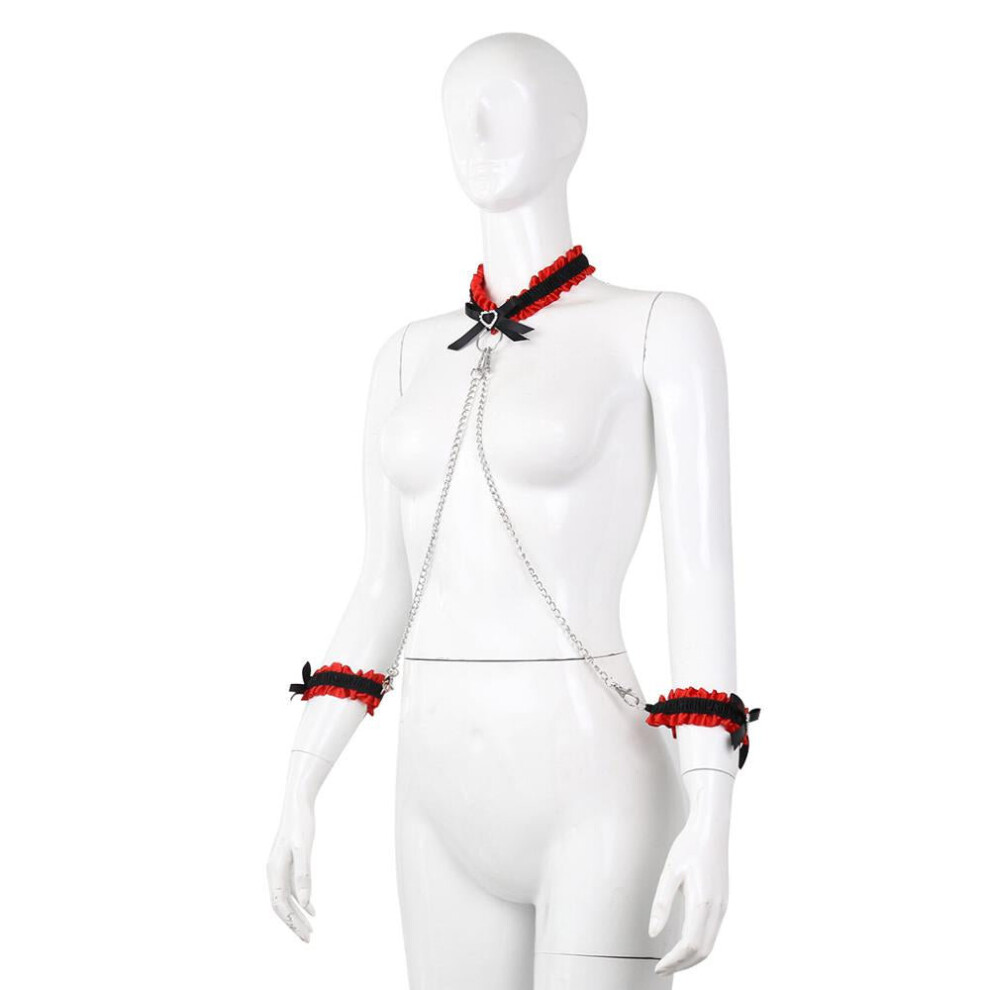 House Of Glass Garter Style Collar And Cuffs