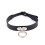 Sultry Faux Leather Bondage Collar 1