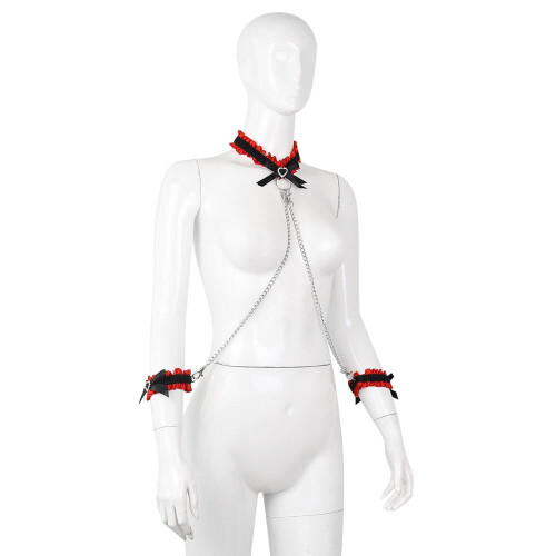 Garter Style Collar and Cuffs 1