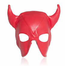 Devil Fetish Hood Mask