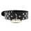 Studded Faux Leather Black Bondage Collar 4
