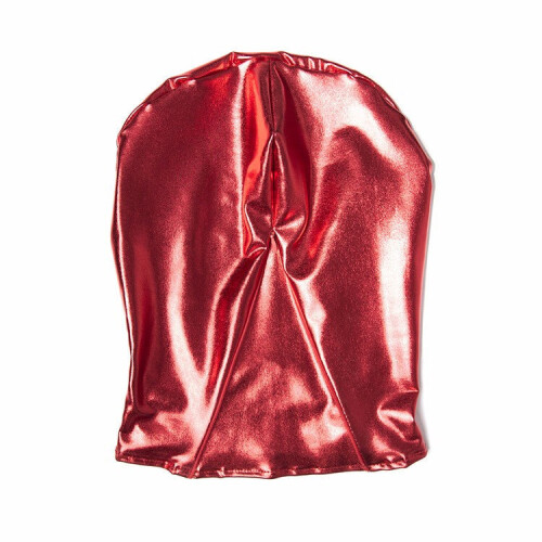 Wet Look 2-Hole Bondage Hood 2