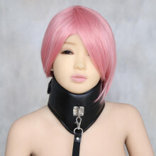 Faux Leather Heavy Duty Padded Bondage Collar