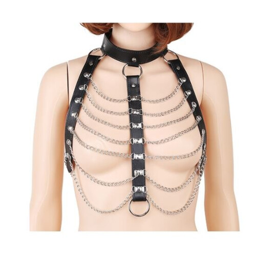 Chest Harness with Chains