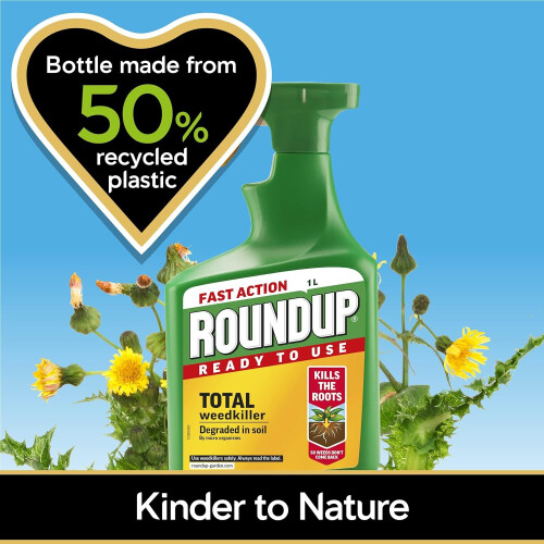 Roundup Roundup Total Fast Action Weed Killer, 1 Litre 1