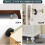 Adjustable Threaded Bed Frame,anti-shake Tool Telescopic For Room Wall 4