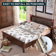 Adjustable Threaded Bed Frame,anti-shake Tool Telescopic For Room Wall - Refurbished