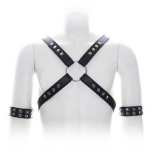 Deluxe Leather Cross-Body Harness and Arm Straps