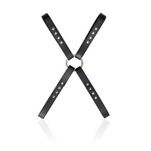 Deluxe Leather Cross-Body Harness and Arm Straps 1