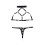Collared Two-Piece Faux Leather Harness 1