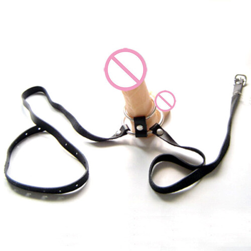 5 Steel Ring Chastity Cage and Belt 2