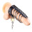 'The Sub' Lockable Leather and Steel Chastity Cage 1