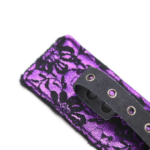 Purple Lacey Handcuffs