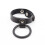 Leather and Steel Cock Ring 1