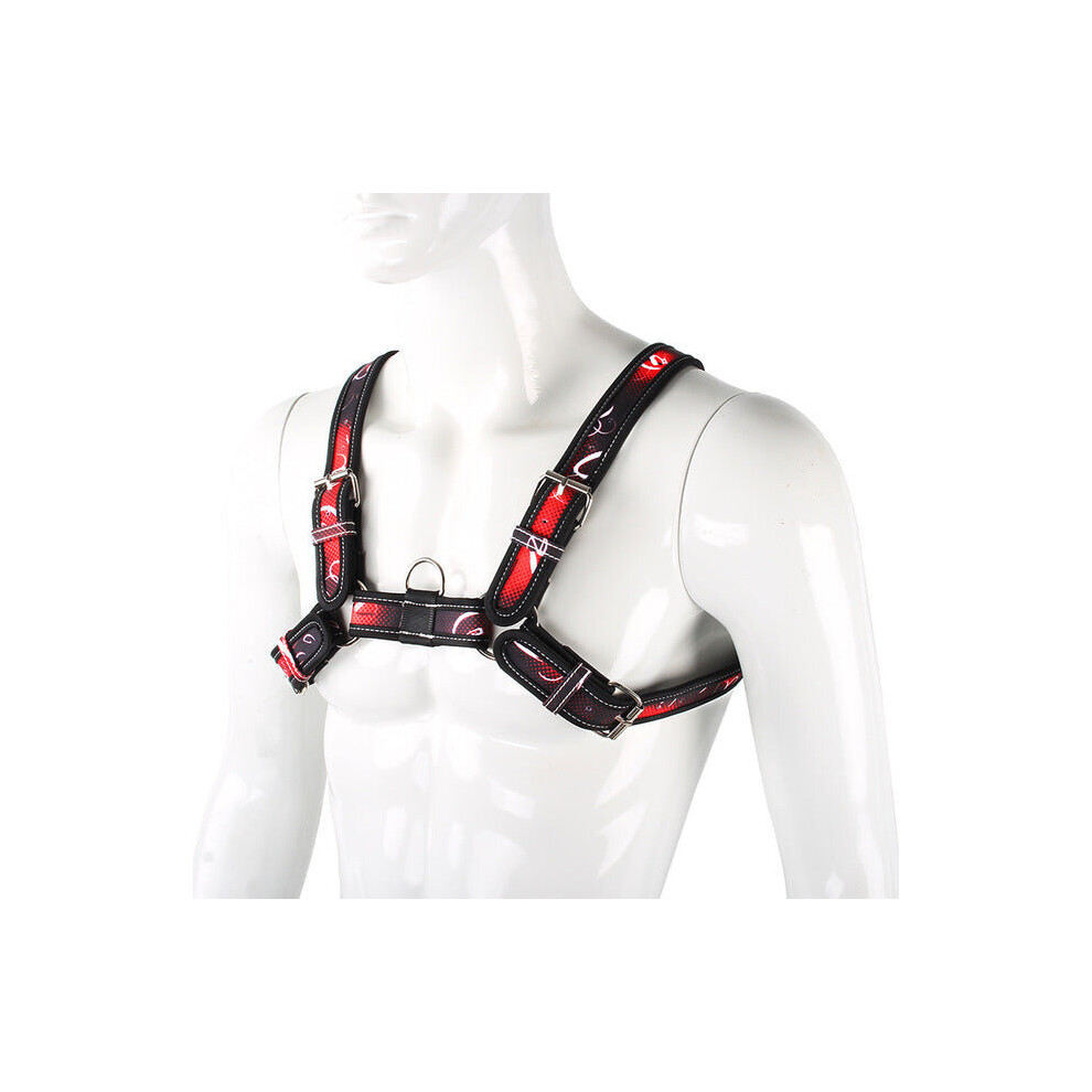 House Of Glass Black Patterned Crossbow Body Harness