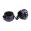 Patent Black and Purple Handcuffs 4