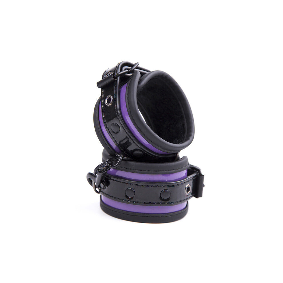 House Of Glass Black/Purple Patent And Handcuffs