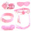 6 Piece Pretty Pink Bondage Kit 1