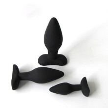 To The Hilt Black Silicone Butt Plug