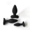To The Hilt Black Silicone Butt Plug 1