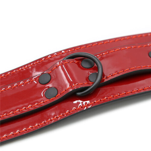 Red Patent Handcuffs 2