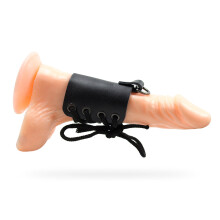 Leather Cock Ring Corset
