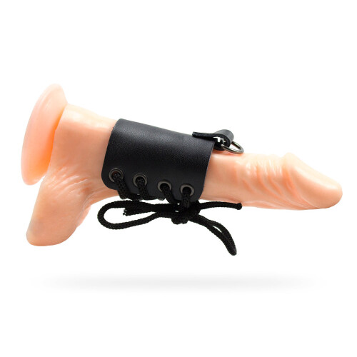 Leather Cock Ring Corset
