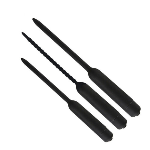 Vibrating Silicone Urethral Dilator (15cm)