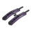 Patent Black and Purple Handcuffs 6