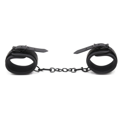 Midnight Black BDSM Handcuffs 2