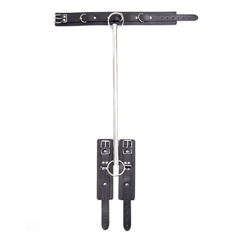 Restraint Bar with Collar and Cuffs 1