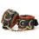 Black and Tan Collar and Cuff Set 3