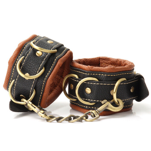 Black and Tan Collar and Cuff Set 2