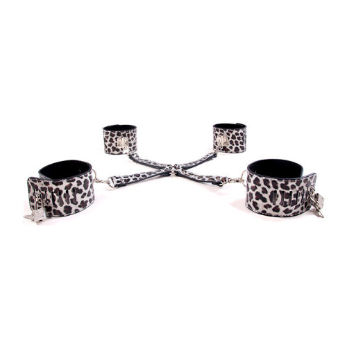 Leopard Print Hogtie and Handuff Set 2